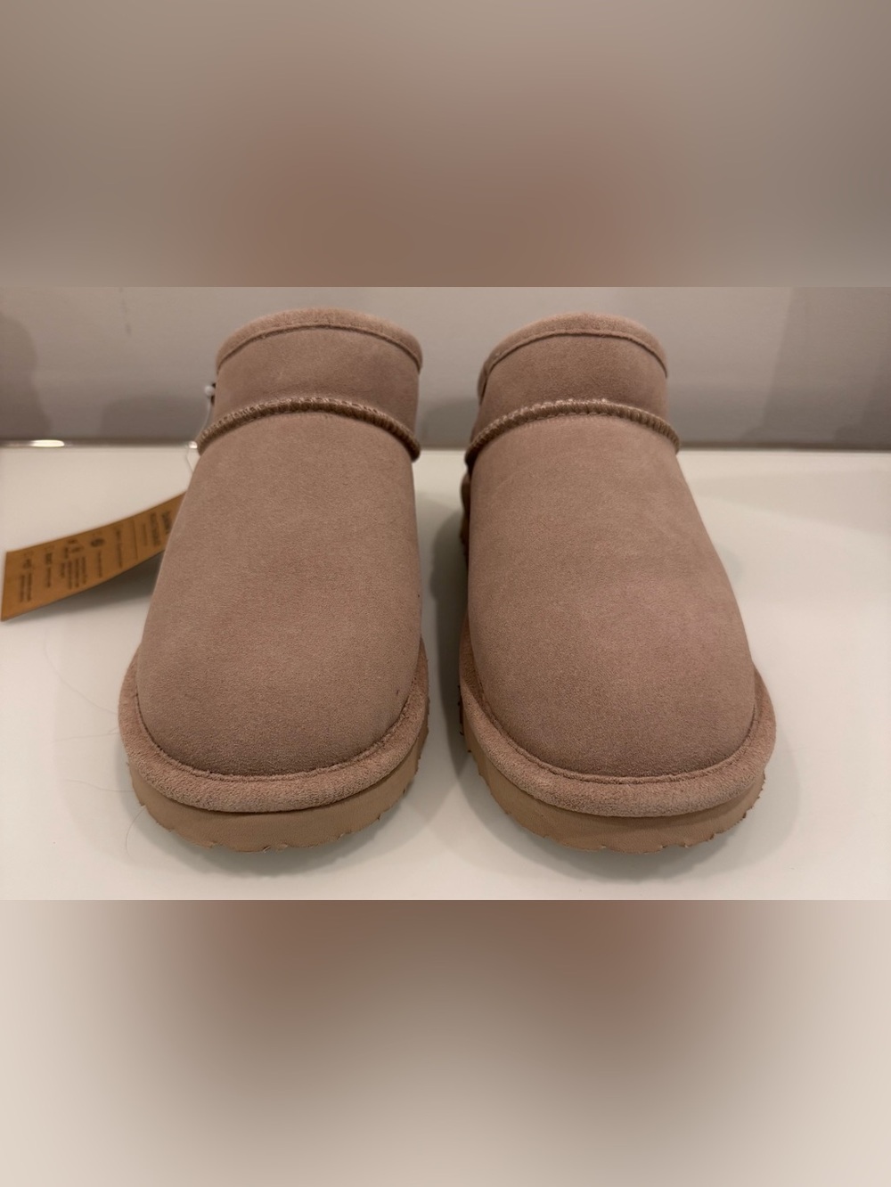 BearPaw women’s Slip-On Suede Clog - Blush